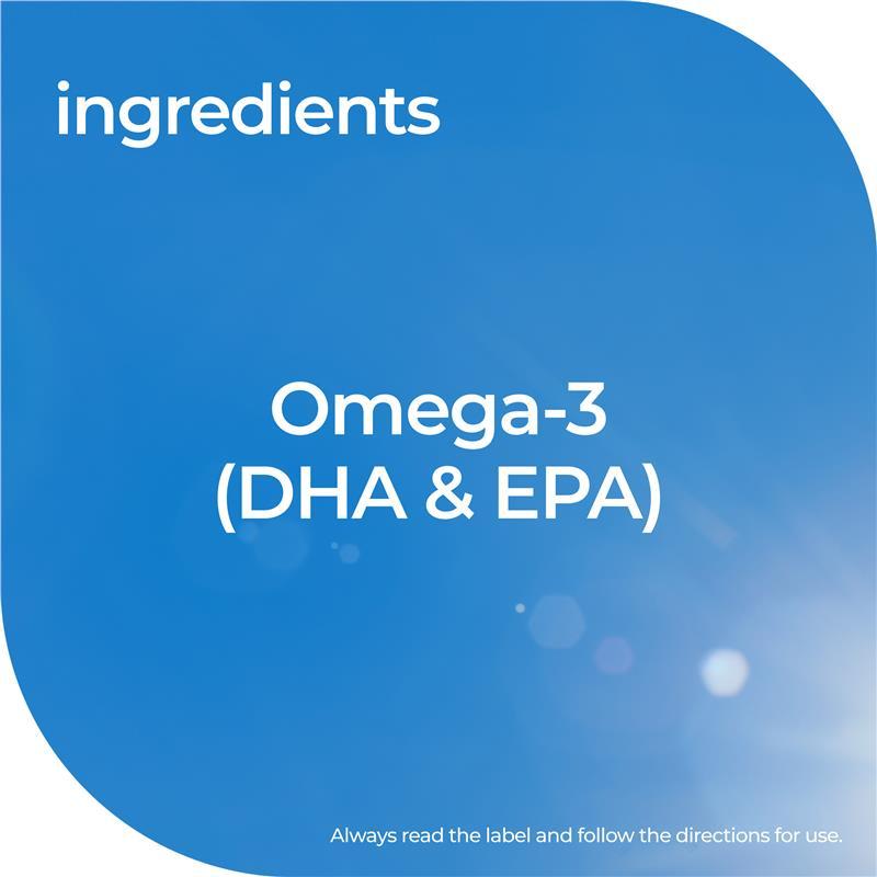 Nature's Way Kids Smart DHA 300mg Triple Strength 50 Soft Capsules