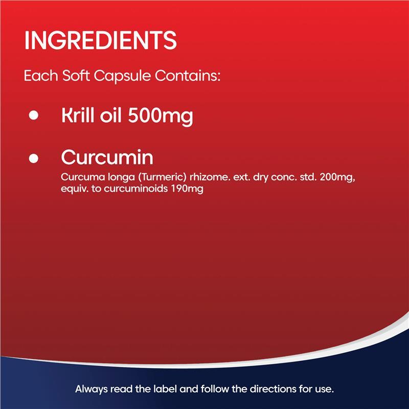 Bioglan Red Krill Plus Curcumin 60 Capsules