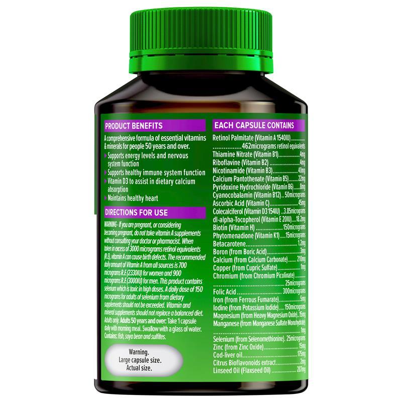 Cenovis Once Daily 50+ Multivitamin 50 Capsules