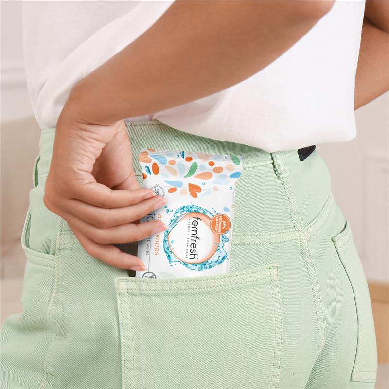 Femfresh Pocket Wipes 10 Travel Pack