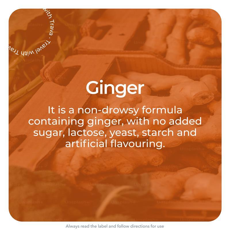 Travacalm Ginger 10 Tablets