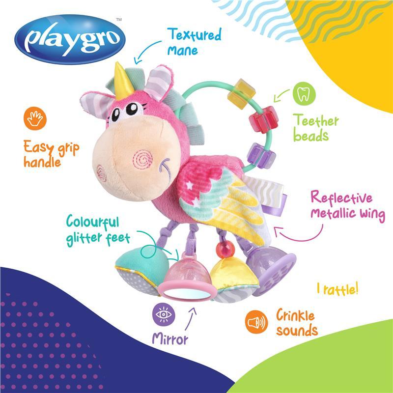 Playgro Unicorn Activity Rattle