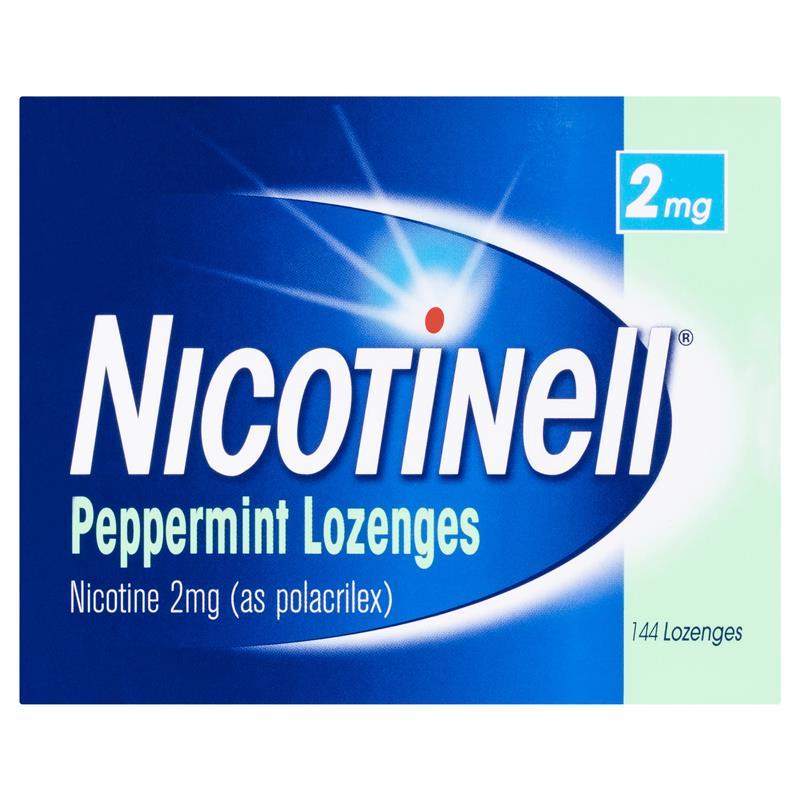 Nicotinell Lozenges Mint 2mg 144 Exclusive Size