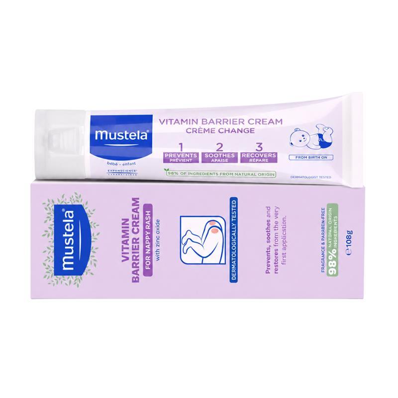 Mustela Vitamin Barrier Cream 108g