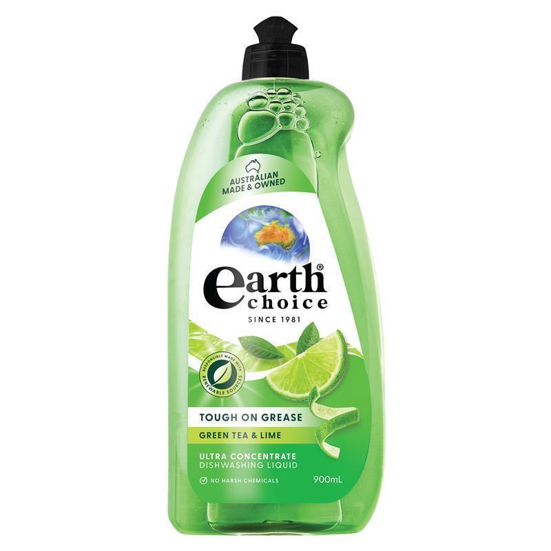 Earth Choice Dishwash Concentrate Green Tea 900ml