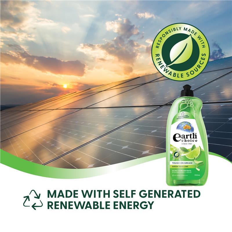 Earth Choice Dishwash Concentrate Green Tea 900ml