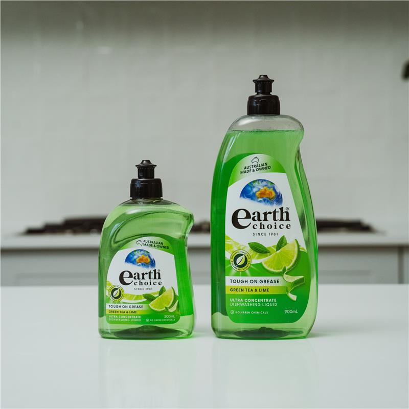 Earth Choice Dishwash Concentrate Green Tea 900ml