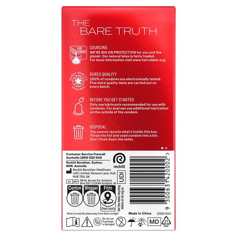 Durex Thin Feel Condoms 10 Pack
