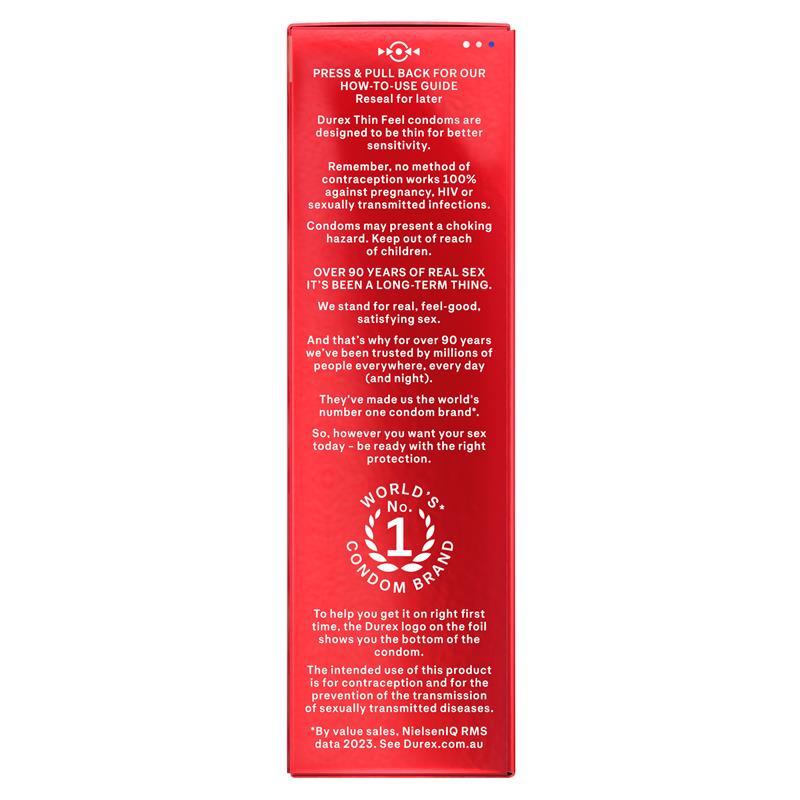 Durex Thin Feel Condoms 10 Pack