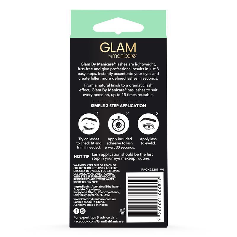 Glam By Manicare Sophia Lashes Length