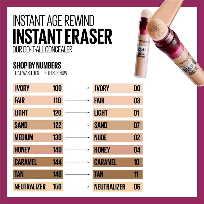 Maybelline Instant Age Rewind Eraser Multi-Use Concealer Nude