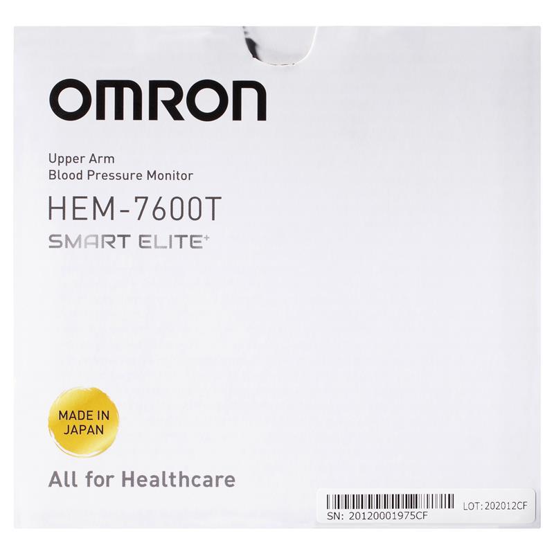 Omron Smart Elite HEM7600T Blood Pressure Monitor Bluetooth Tubeless