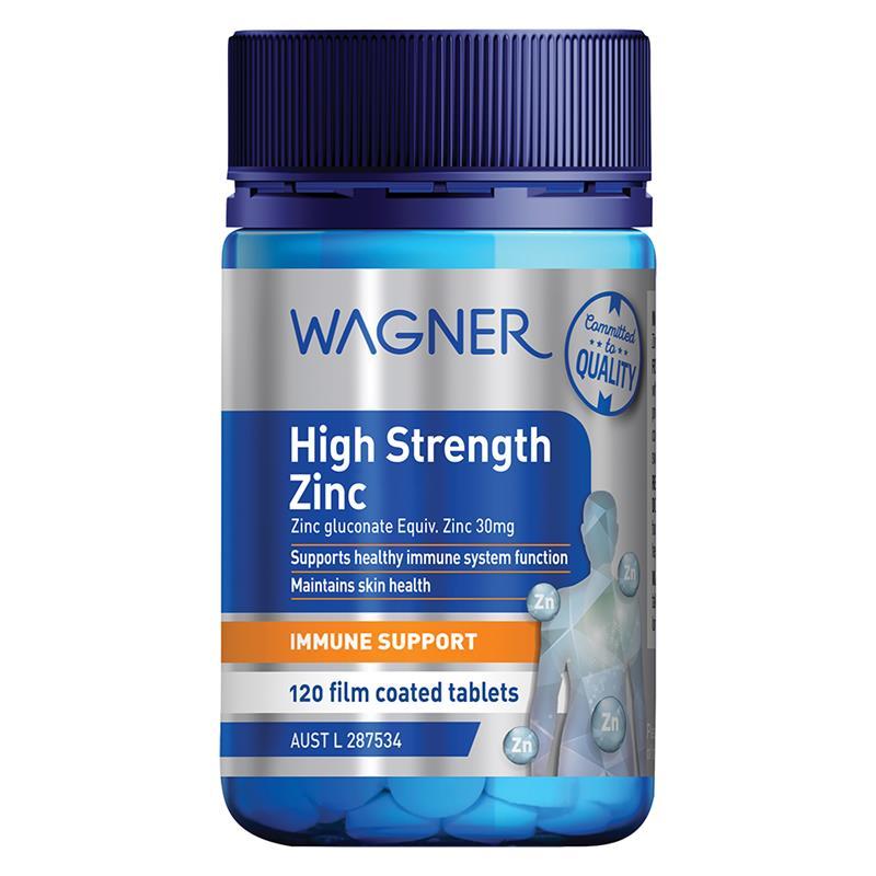 Wagner High Strength Zinc 120 Tablets