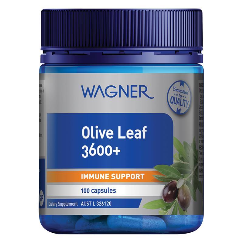 Wagner Olive Leaf 3600+ 100 Capsules