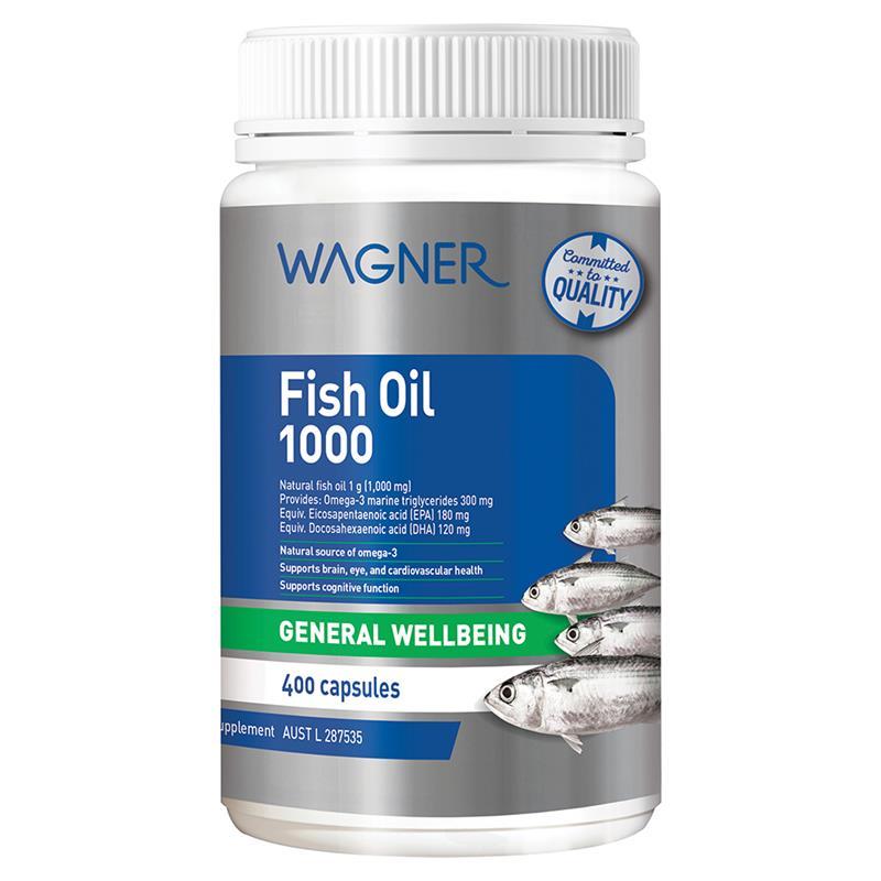Wagner Fish Oil 1000 400 Capsules