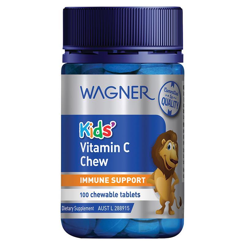 Wagner Kids Vitamin C Chewable 100 Tablets