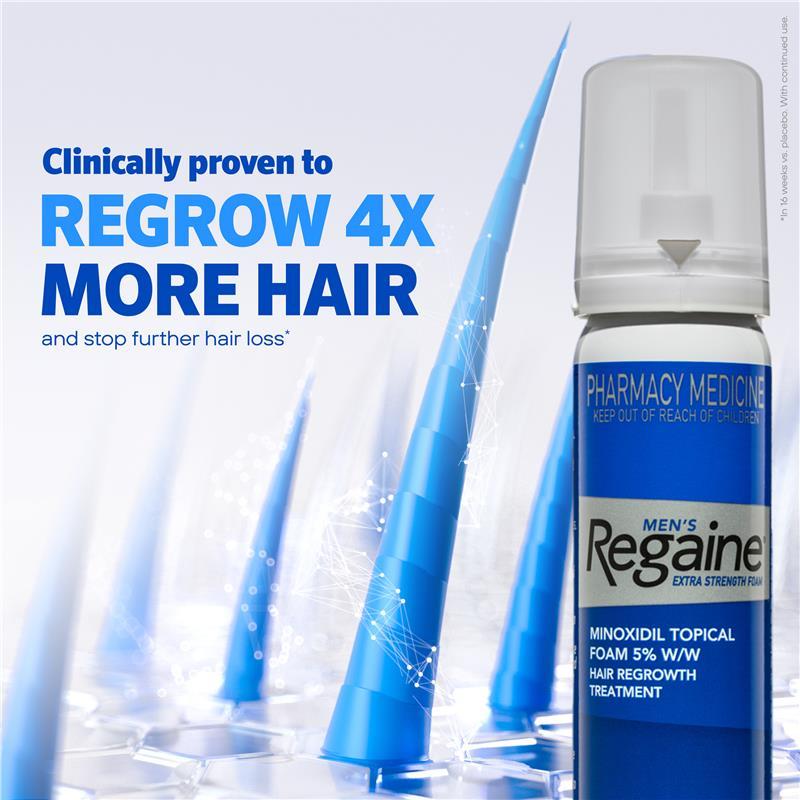 Regaine Mens Foam Extra Strength 4 Months