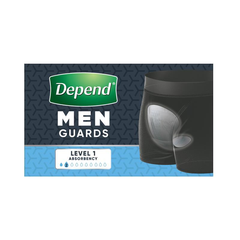 Depend Men Incontinence Shield Level 1 14 Pack