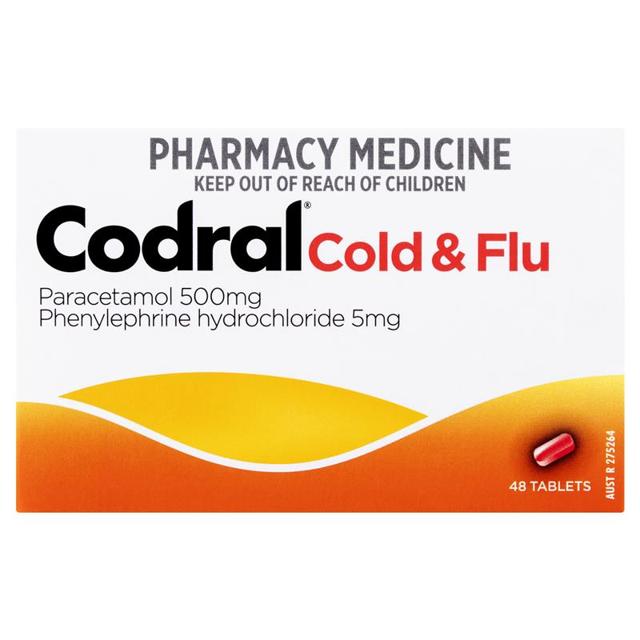 Buy Codral PE Cold & Flu Tablets 48 Pack online at Chemist Warehouse