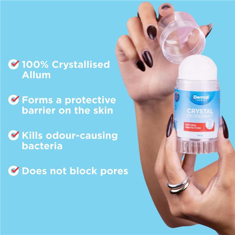 Dermal Therapy Crystal Deodorant Stick 120g