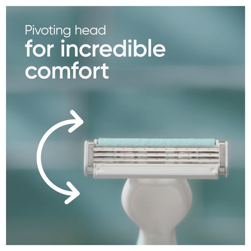Gillette Venus Daisy3 Pro Sensitive Disposable Razors 4 Pack