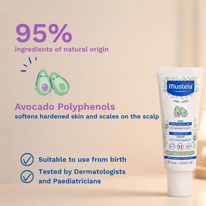 Mustela Cradle Cap Cream 40ml