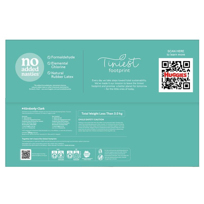 Huggies Skin Protect Newborn Nappies Size 1 (Up to 5kg) 108 Pack