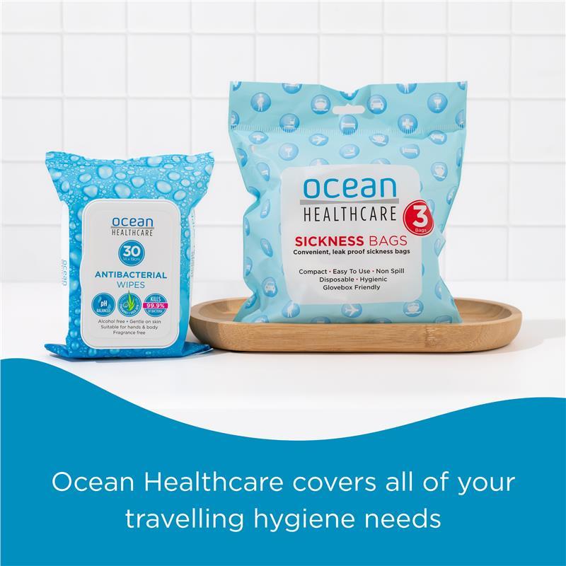 Ocean Antibacterial Wipes 30 Pack