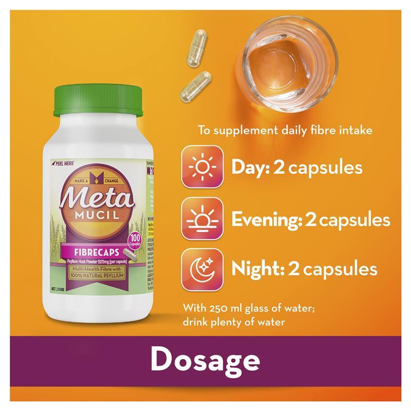 Metamucil Capsules Value Bundle 300 Capsules + 100 Capsules