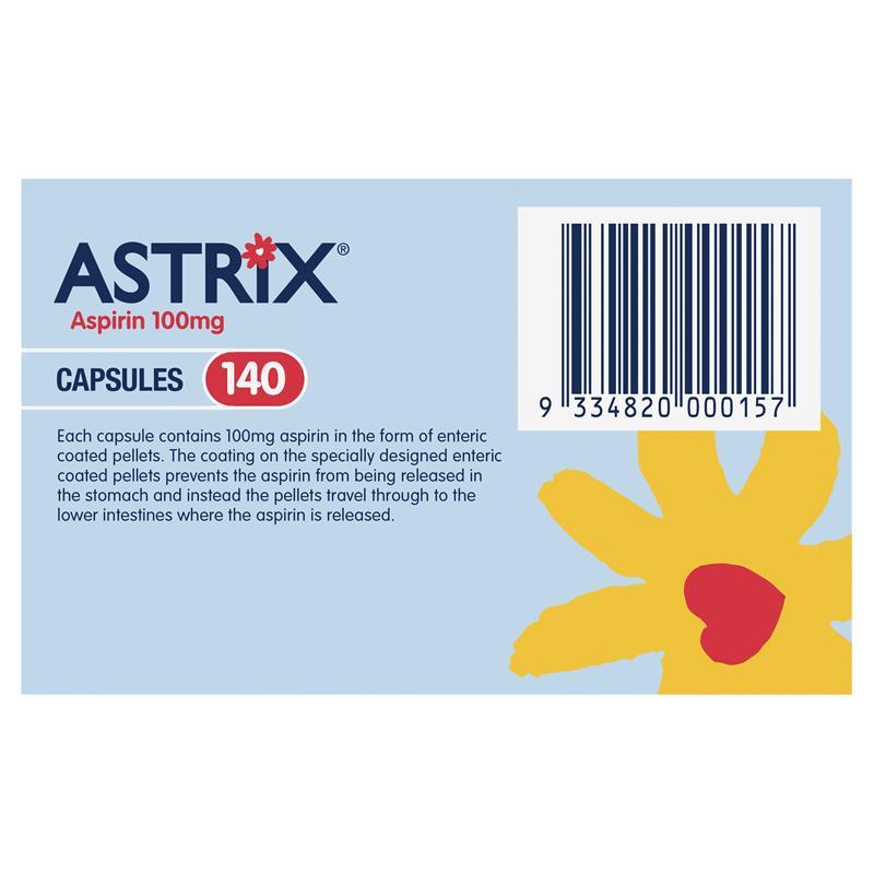 Buy Astrix 100mg 140 Capsules online at Chemist Warehouse