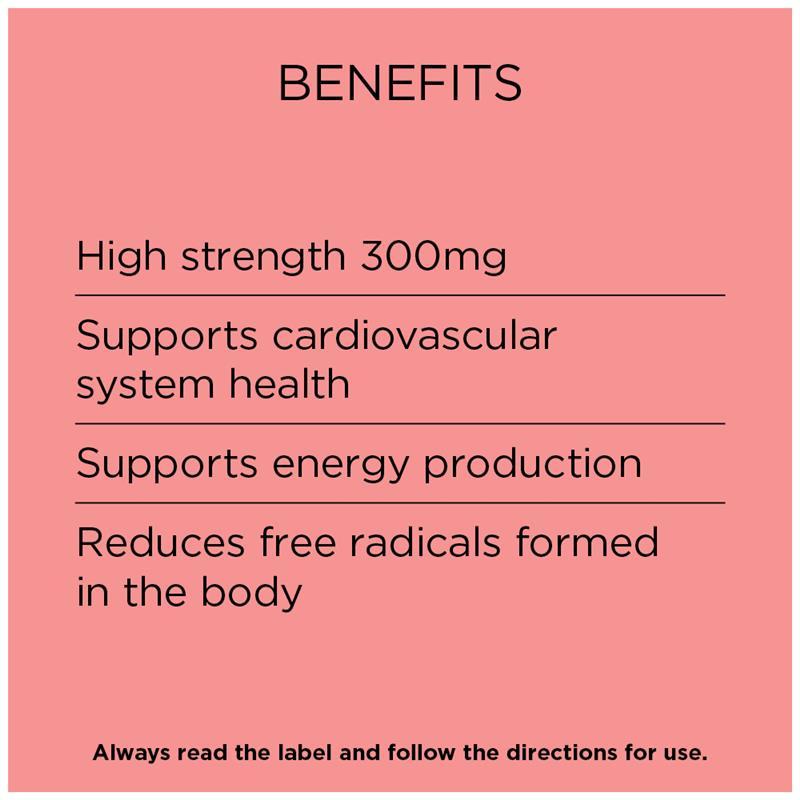 GO Healthy Co-Q10 300mg 1-A-DAY 90 Soft Capsules