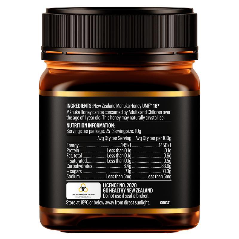 GO Healthy Manuka Honey UMF 16+ (MGO 570+) 250gm (Not For Sale In WA)