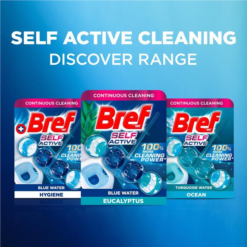 Bref Blue Active Eucalyptus Toilet Block 50g