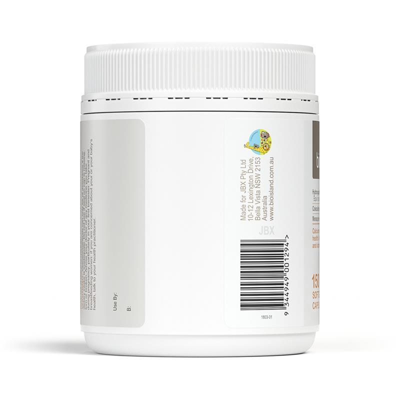 Bio Island Milk Calcium Bone Care 150 Softgel Capsules