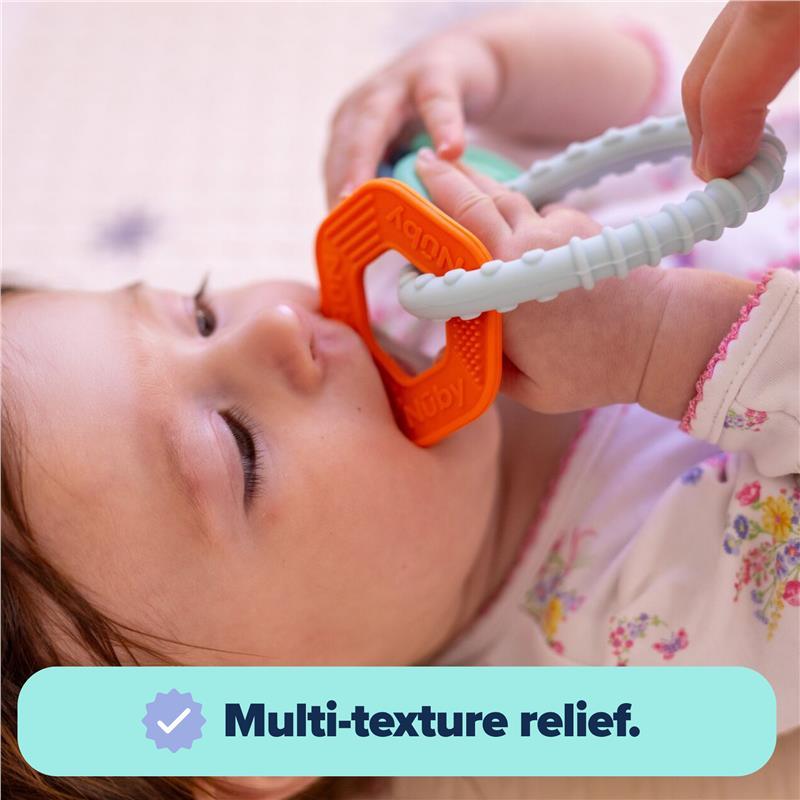 Nuby Chewy Charms Silicone Teether