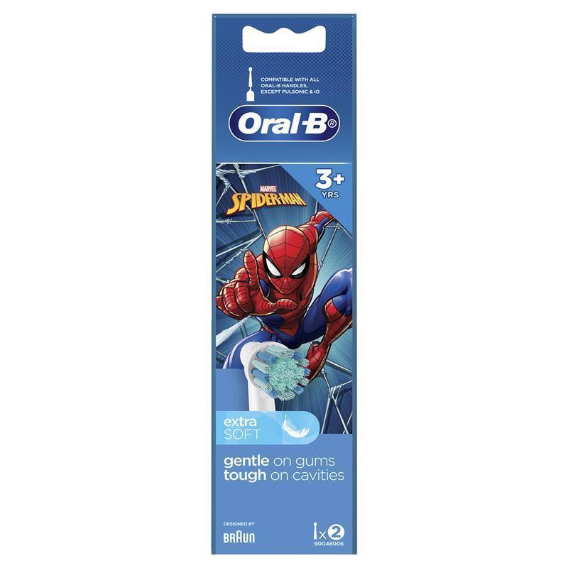Lot De 8 Têtes De Brosse à Dents Oral-B Stages Power Marvel Spiderman Pour Enfant - Neuf