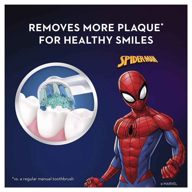 Oral B Power Toothbrush Kids Star Wars/Spiderman Refills 2 Pack
