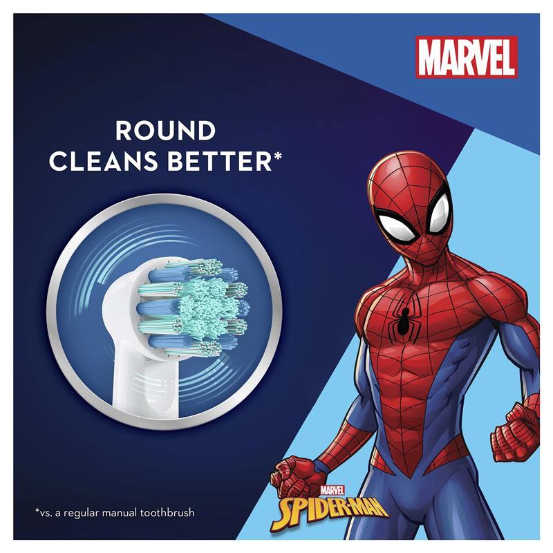 Oral B Power Toothbrush Kids Star Wars/Spiderman Refills 2 Pack