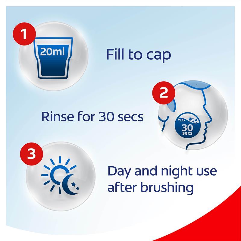 Colgate Plax Alcohol free Antibacterial Mouthwash Peppermint 500mL
