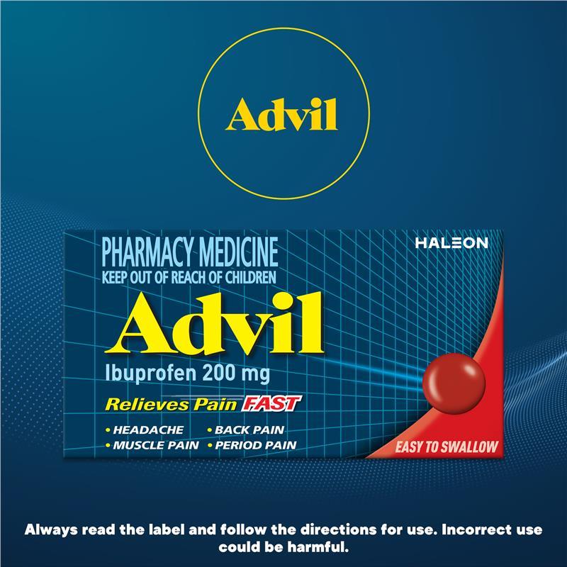 Advil Ibuprofen Pain Relief 96 Tablets