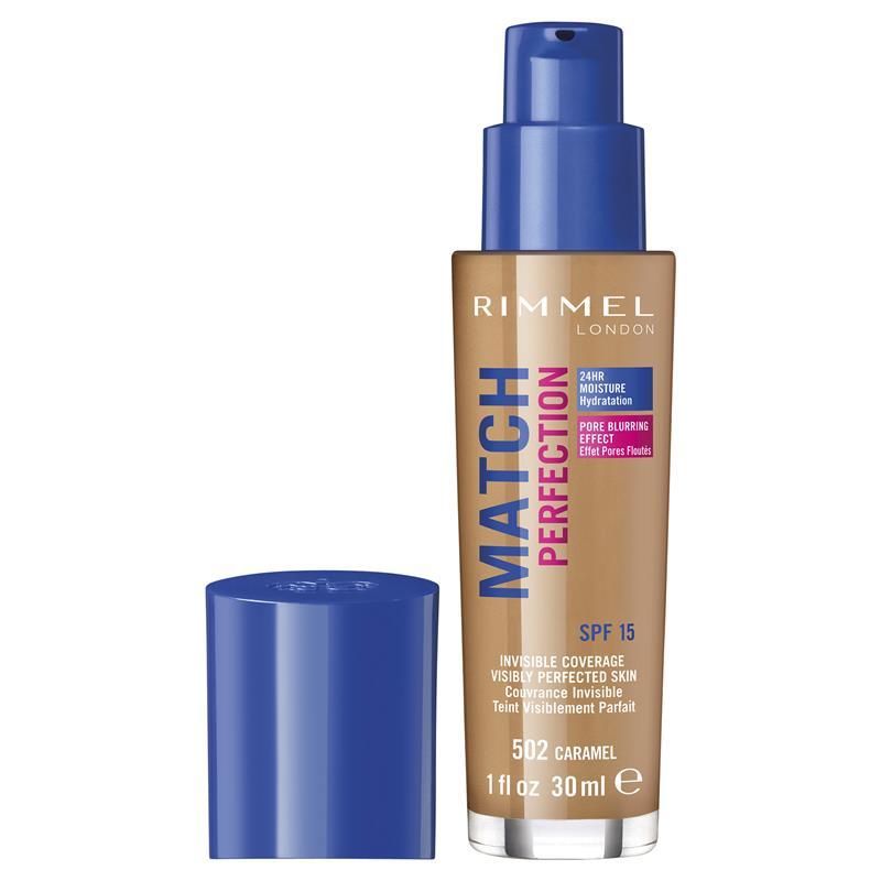Rimmel Match Perfection Foundation Caramel 502