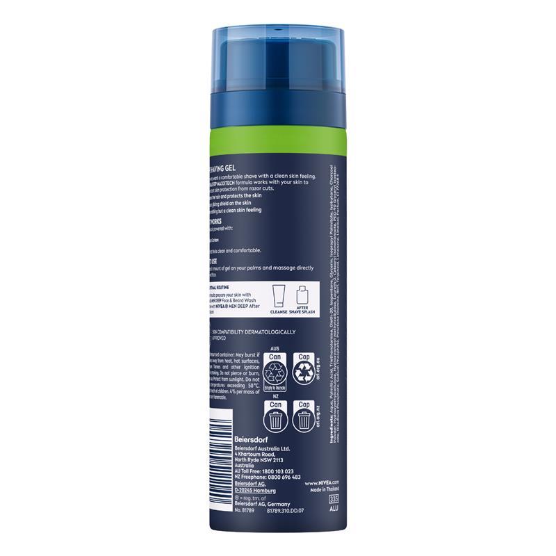NIVEA for Men Deep Shave Gel 200ml