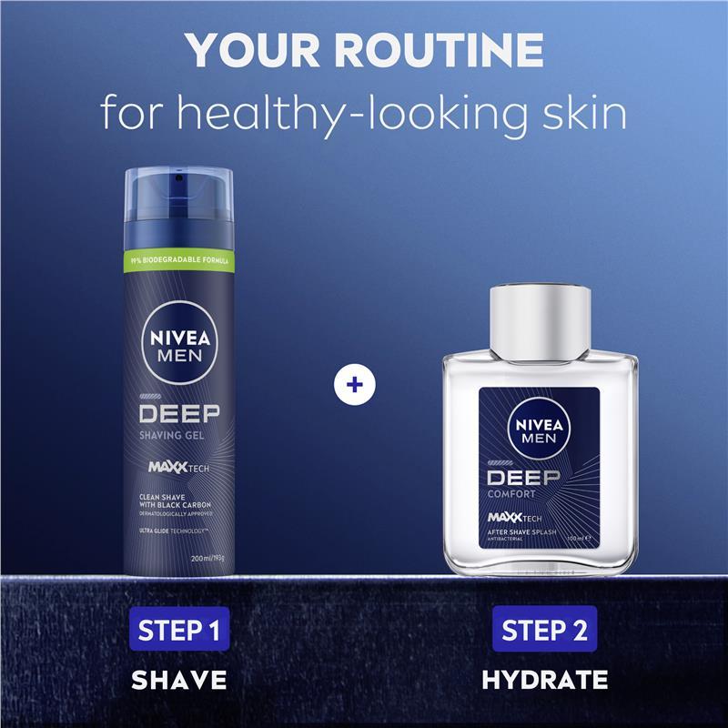 NIVEA for Men Deep Shave Gel 200ml