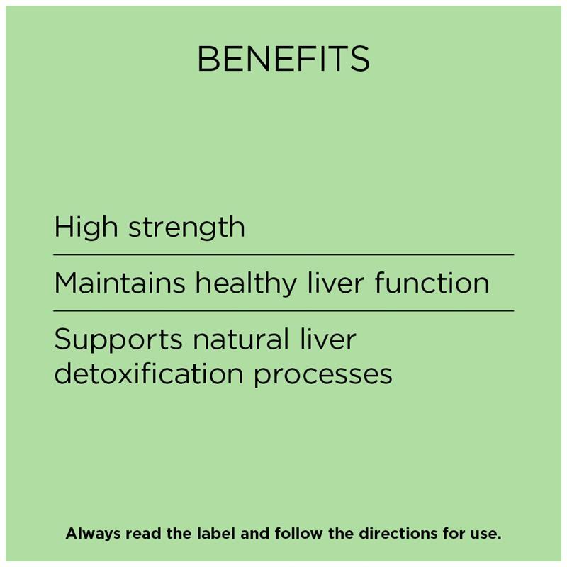 GO Healthy Milk Thistle 50000mg 1-A-Day 60 Vege Capsules