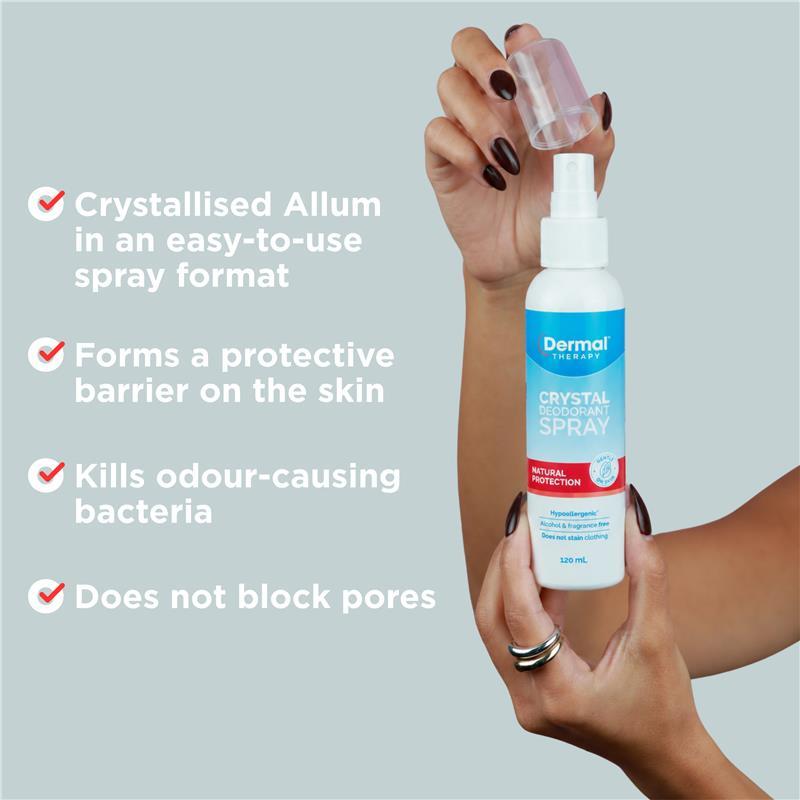 Dermal Therapy Crystal Deodorant Spray 120ml
