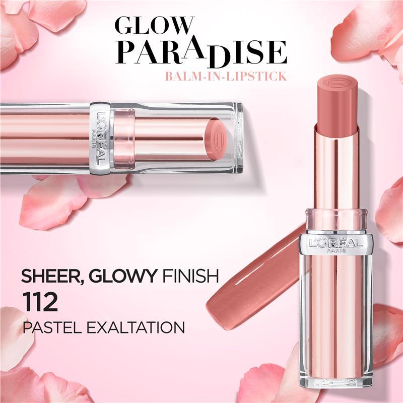 L'Oreal Paris Glow Paradise Balm-In-Lipstick 112 Pastel Exaltation