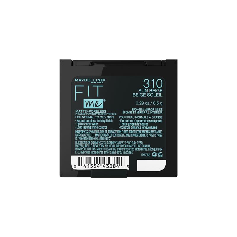 Maybelline Fit Me Matte & Poreless Pressed Powder - Sun Beige 310