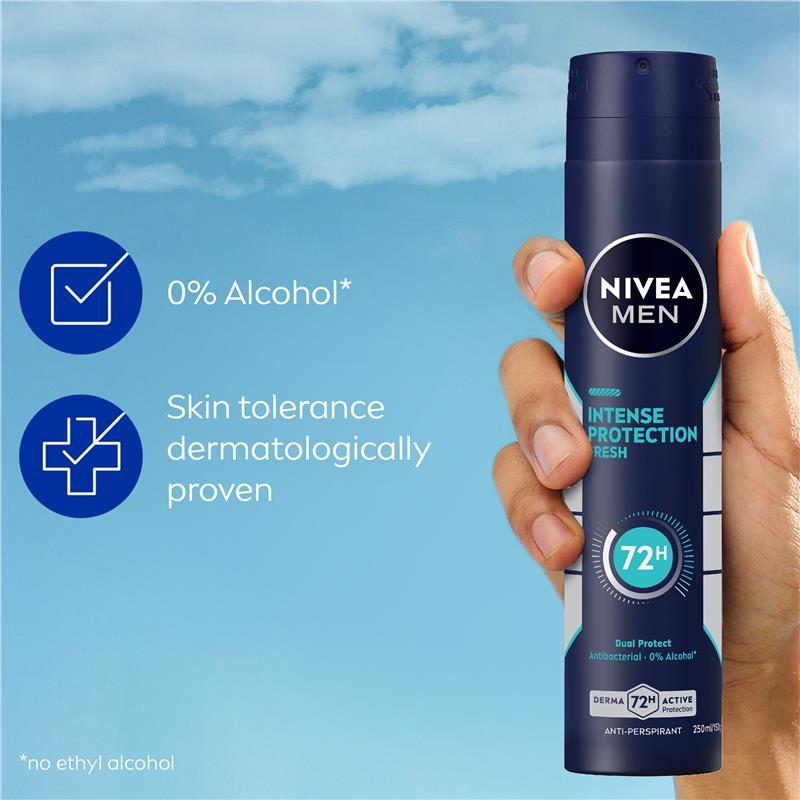 NIVEA MEN Deodorant Aerosol Intense Protection Fresh 250ml