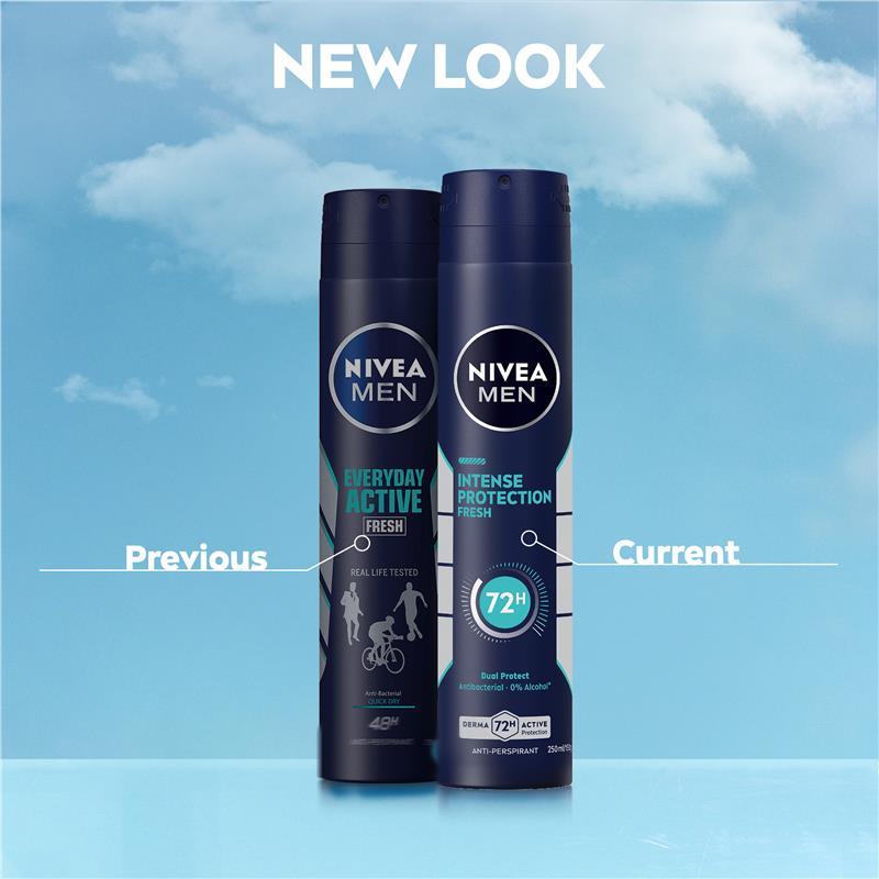 NIVEA MEN Deodorant Aerosol Intense Protection Fresh 250ml