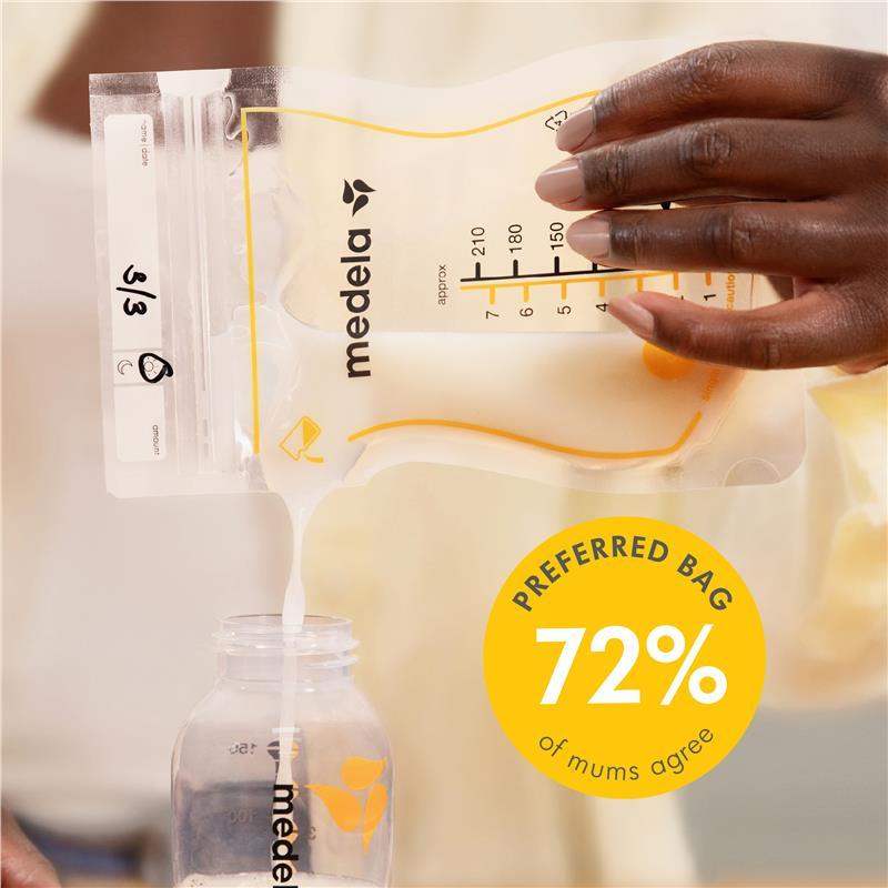 Medela Easy Pour Breast Milk Storage Bags 25 Pack